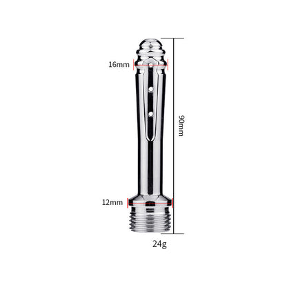Metal Anal Irrigator Enema Device For Cleaning Adult Anal Expansion