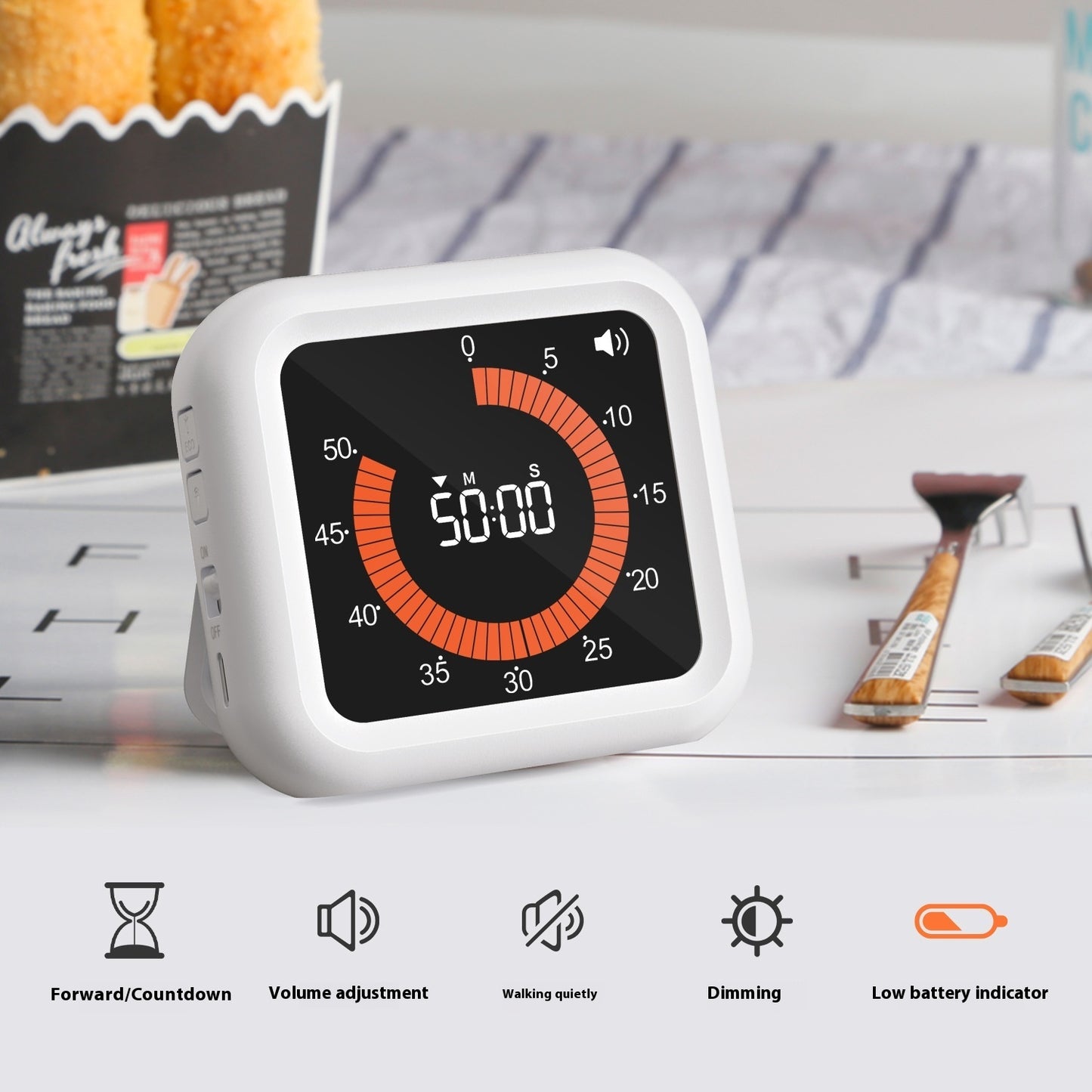 Visual Mute Time Manager Self-discipline Alarm Clock