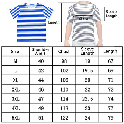 Russian Paratrooper Short-Sleeved Breton Shirt (Unisex) – Quick-Dry, Breathable, Sweat-Wicking