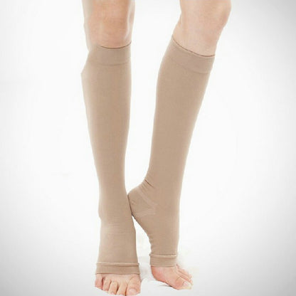 Mid Tube Bag Open Toe Compression Socks Stretch Shank Protection