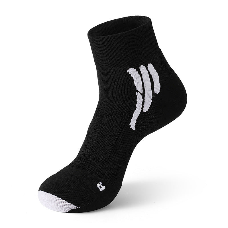 Outdoor Men's And Women's Towel Bottom Sports Fitness Cycling Compression Socks