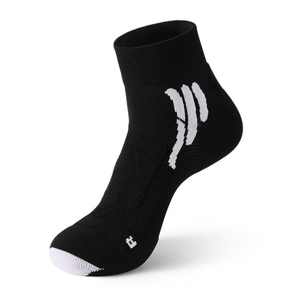 Outdoor Men's And Women's Towel Bottom Sports Fitness Cycling Compression Socks