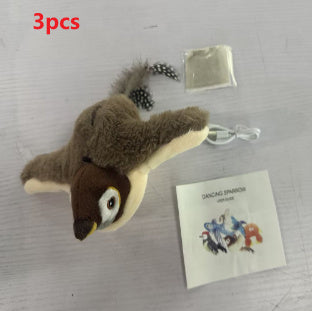 Pet Plush Toy Making Sound Electric Fish Jumping Winged Bird