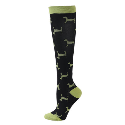 Sports Compression Socks Pattern Stretch Stockings