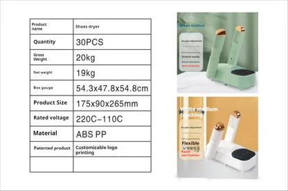 Smart Shoes Dryer Baking Shoes Shoes Warmer Artifact Deodorant Sterilization