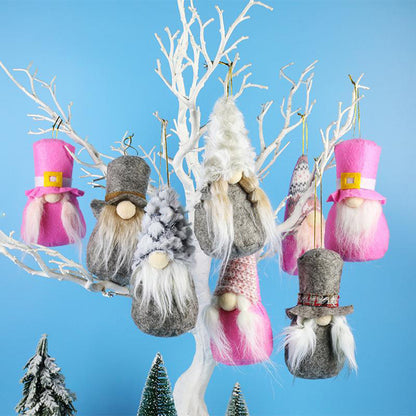 Mall Window Christmas Decorations Old Man