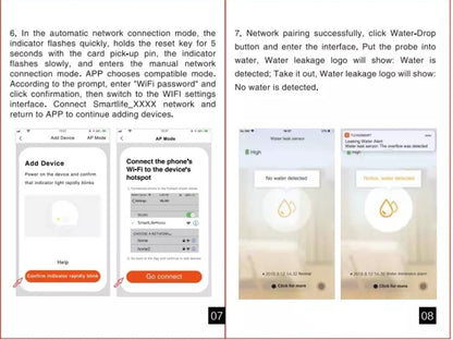 WiFi Wireless Water Leakage Alarm