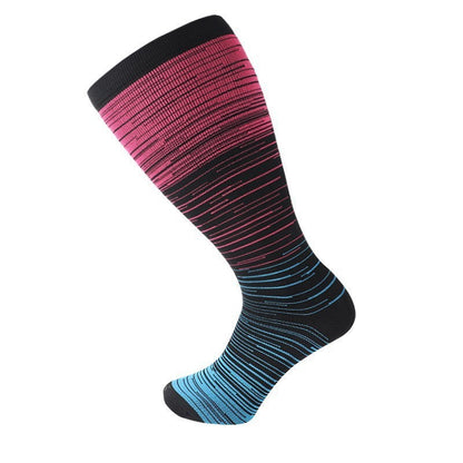 Male And Female Personality Printed Compression Socks