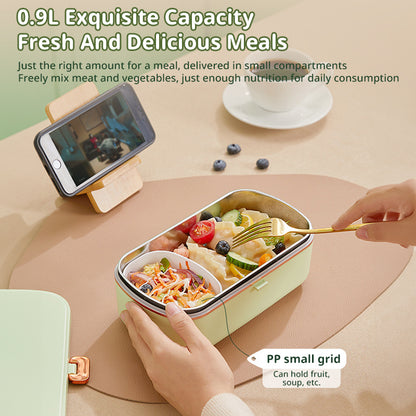 900ML Portable Electric Lunch Box for Office Workers. Self - heating, steaming, cooking, with heat preservation