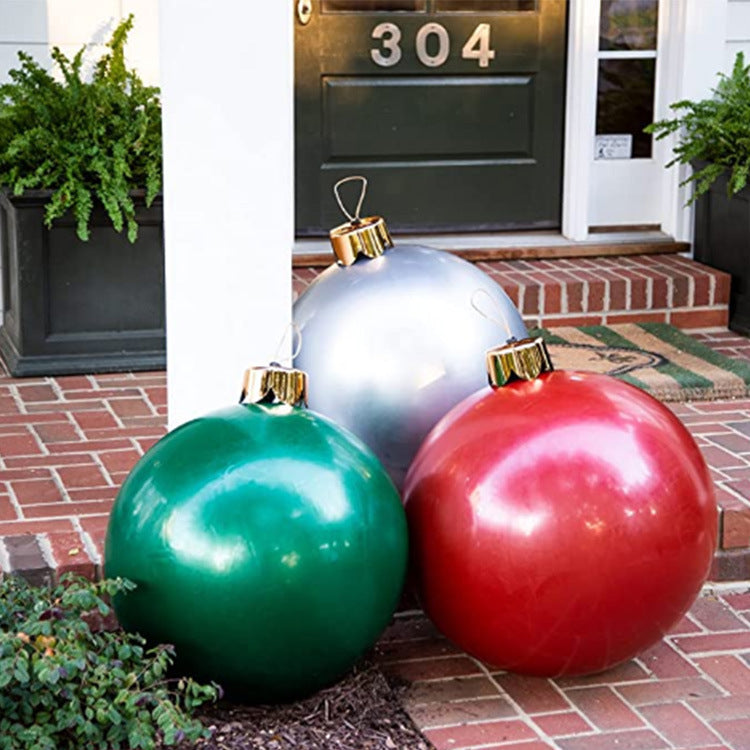 Christmas Ball Seamless Inflatable Oversized Ornament Christmas Decorations Atmosphere Ornaments