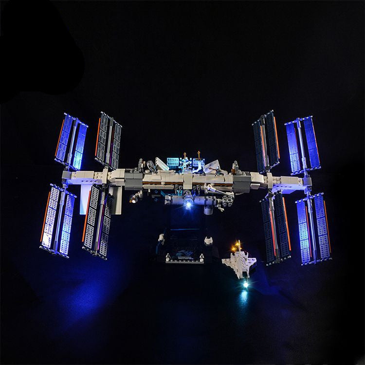 Kyglaring LED Light Up Kit For 21321 Ideas Series Space-Station-Set Toys