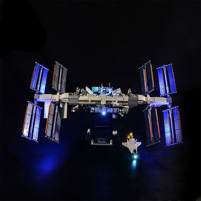 Kyglaring LED Light Up Kit For 21321 Ideas Series Space-Station-Set Toys