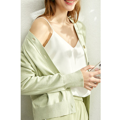 Women's loose-fitting tops with air-conditioning shirts