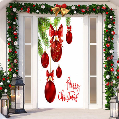 Christmas Festival Door Set Decorative Cloth