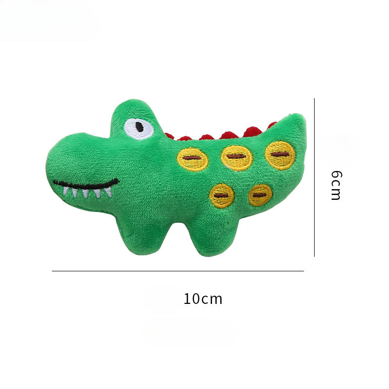 Cow Parrot Shape Cat Toy Cute Plush Animal Toys With Catnip Interactive Play Pet Supplies Tease Cat Bite Resistant