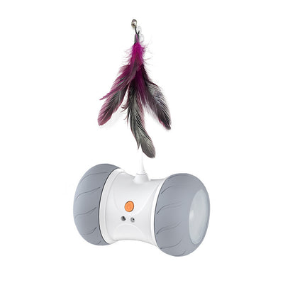 Smart Electric Funny Cat Automatic Roller Tumbler Sounding Tool Pet Supplies