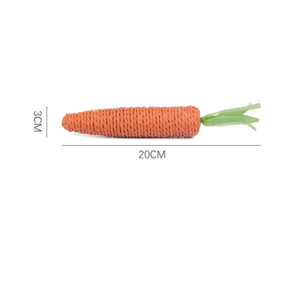 Cat Toys Carrot Bites Paper Toys Ringing Stones Cat Sticks Self Hi Tooth Grinding Sticks Interactive Pet Products