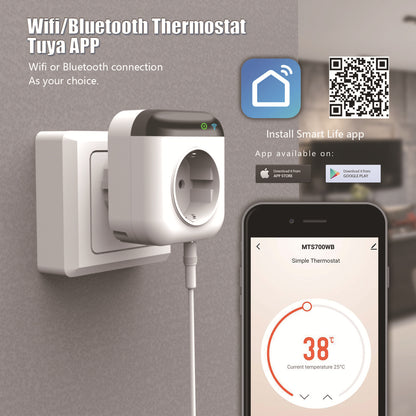 Tuya Temperature Control Switch Socket