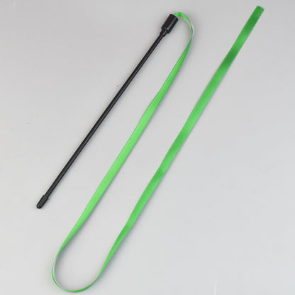 Interactive Cat Rainbow Wand Toys Interactive Cat Teaser Wand String Colorful Ribbon Charmer For Most Cats