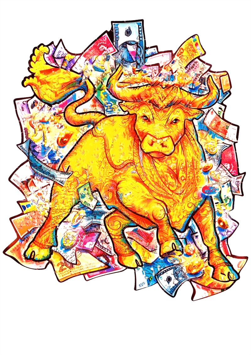 Each Piece Is Animal Shaped Christmas Gift Colorful Elephant Turtle Wooden Jigsaw Puzzles