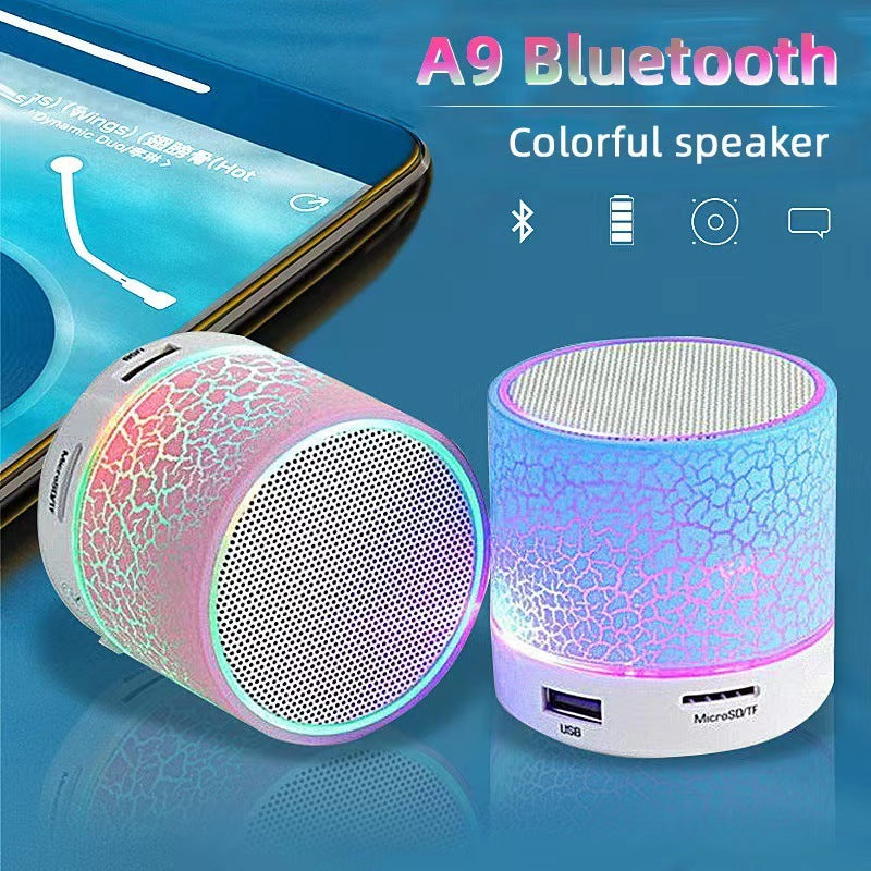 Crack Bluetooth Gift Audio Card Mobile Phone Computer Subwoofer Wireless