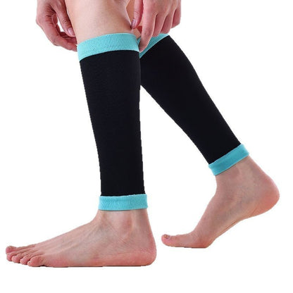 Marathon Cross-country Running Basketball Sports Color Matching Compression Calf Socks