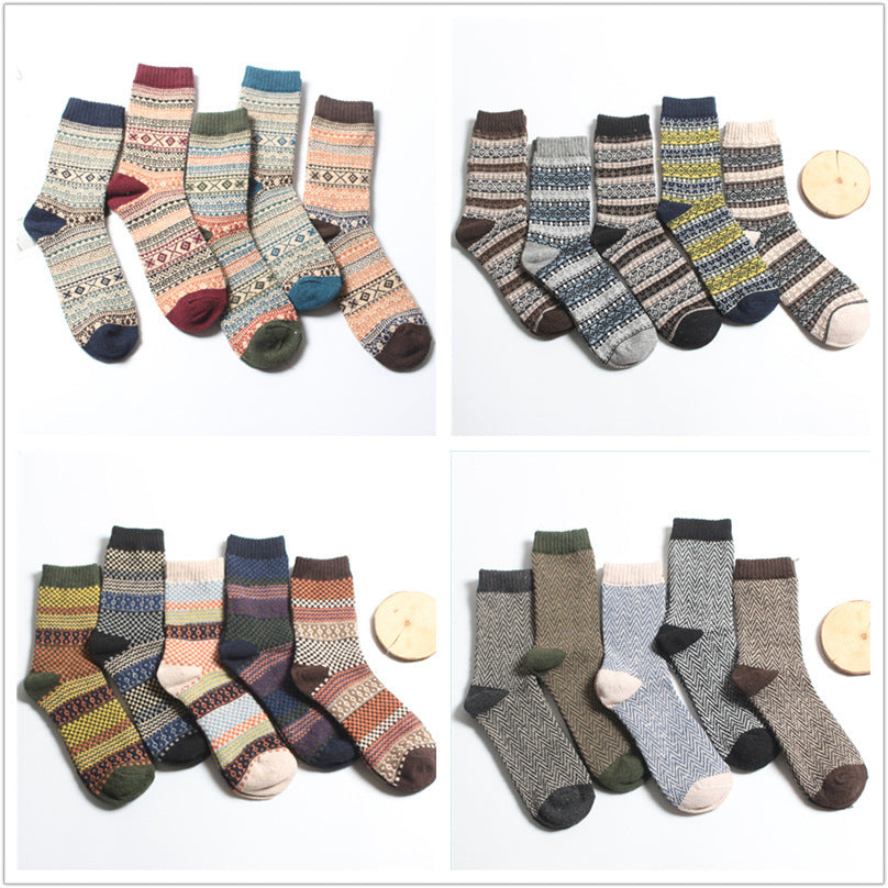 Rabbit wool socks men's business socks