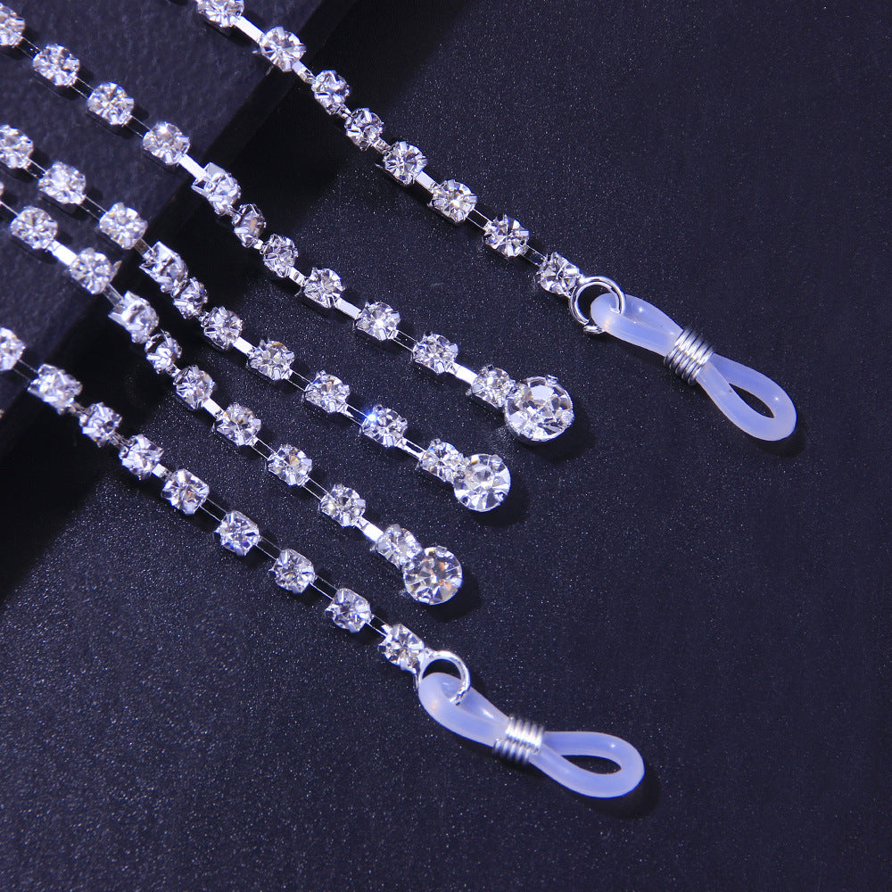 Rhinestone Breast Chain Ladies Adult Appealing Accessories