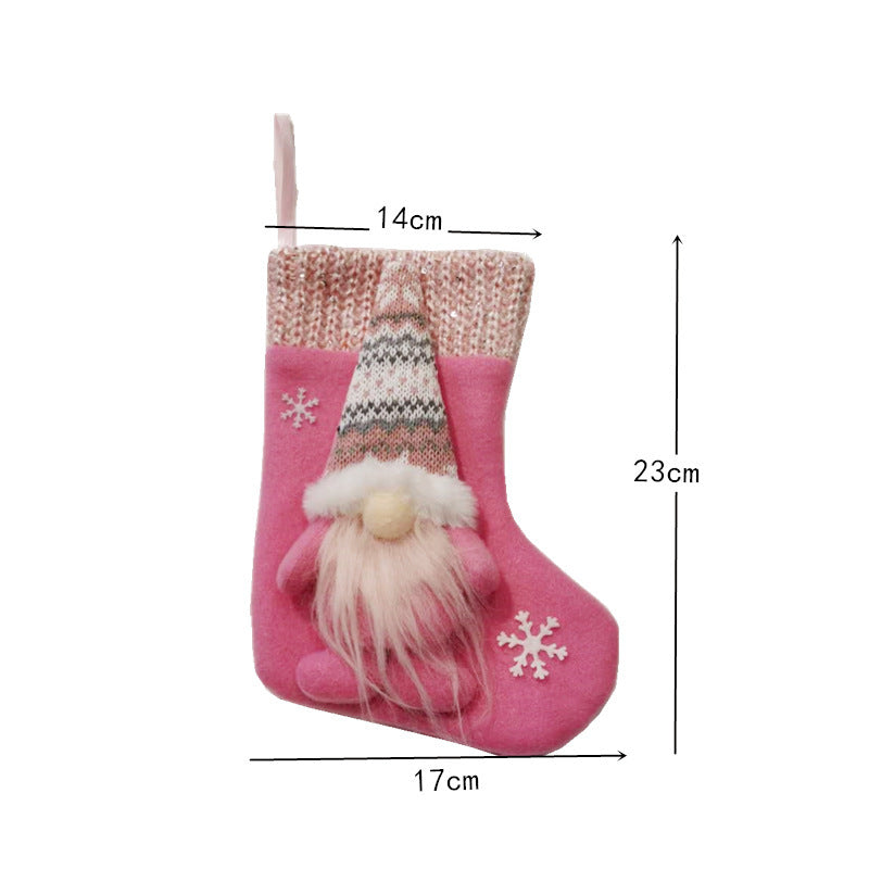 Santa Stockings Gift Bag Christmas Ornament Pendant