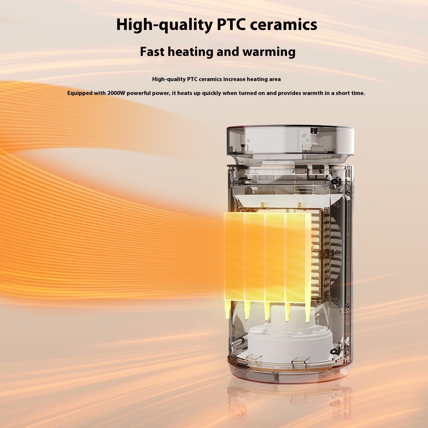 Household Quick-heating Heater Intelligent Remote Control PTC Heater