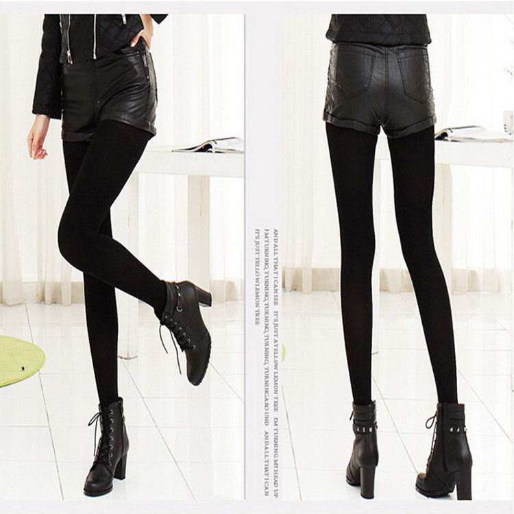 Abdomen And Hips 200M Compression Black Bottoming Socks With Feet