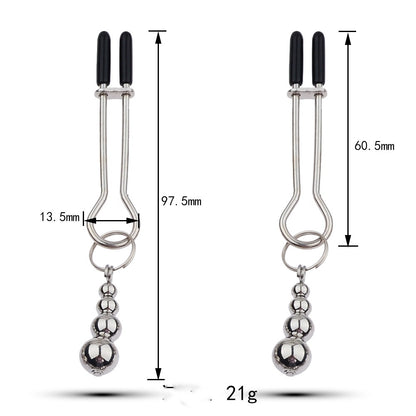 Metal Toys Silver Nipple Clamp Crab Butterfly Clip Pendant Silver Calabash Pendent