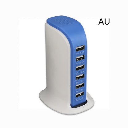 30W Vertical Universal Multi Port USB Charger