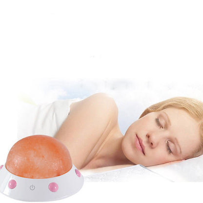 UFO shape crystal salt lamp