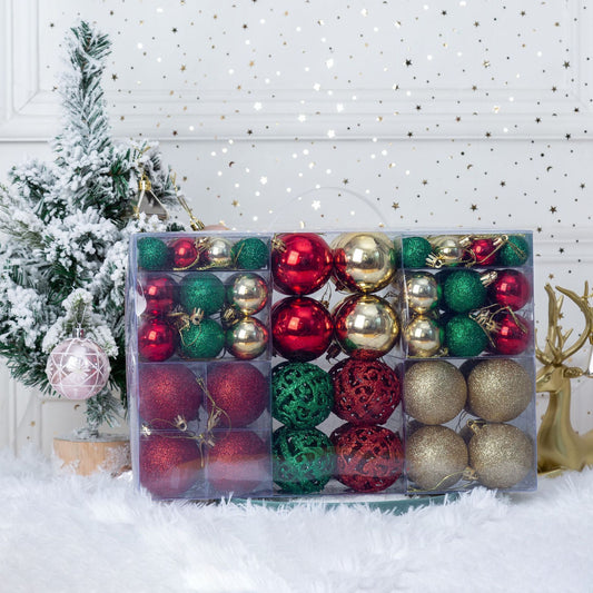 Christmas Ball 3-6cm Set Pvc Boxed Christmas Tree Decoration Colorful Ball