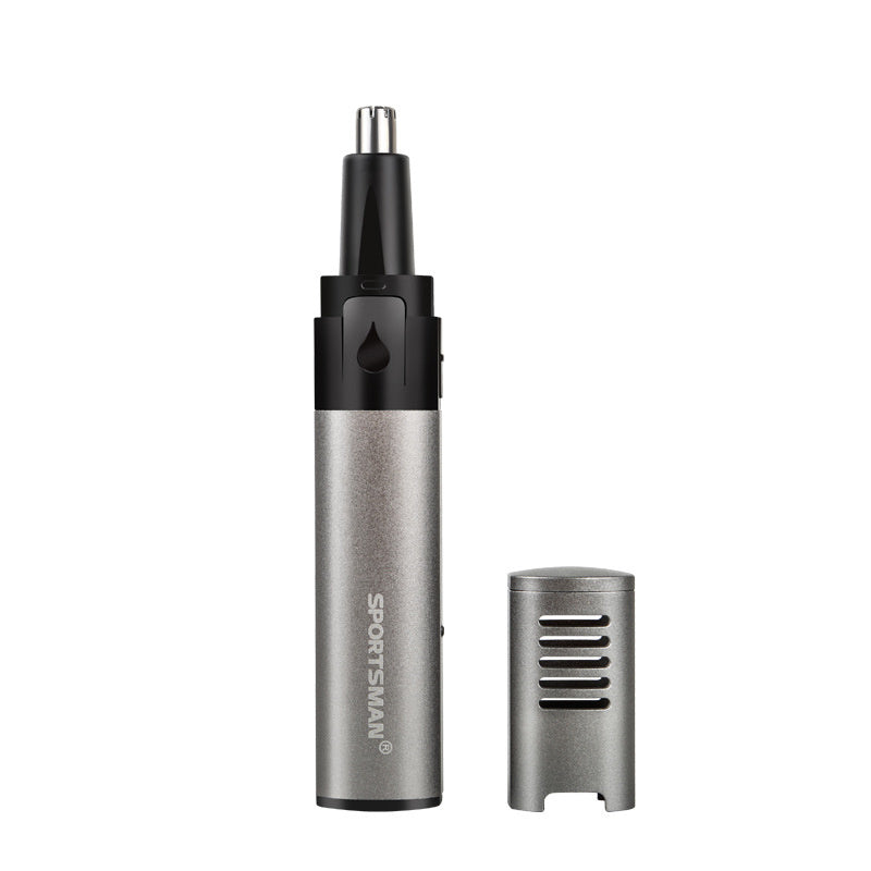 Metal Aluminum Tube Body Nose Hair Shaving Device USB Rechargeable