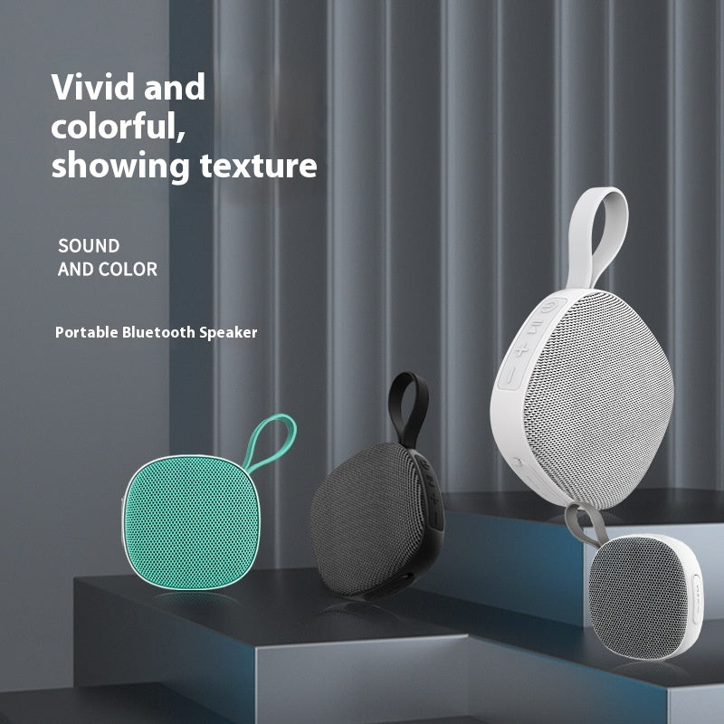 Wireless Bluetooth Mini Speaker Portable Fabric Waterproof Card Magnetic Suction