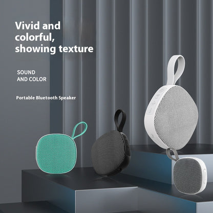 Wireless Bluetooth Mini Speaker Portable Fabric Waterproof Card Magnetic Suction