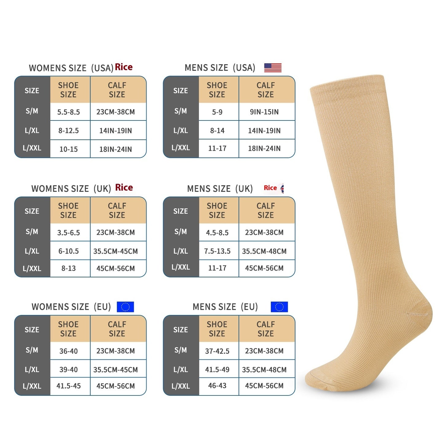 Outdoor Fitness Running Exercise Pressure Cycling Long Tube Compression Socks