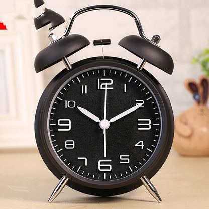 Three-dimensional Digital Alarm Clock Mute Students Loud Double Bells To Ring The Bell