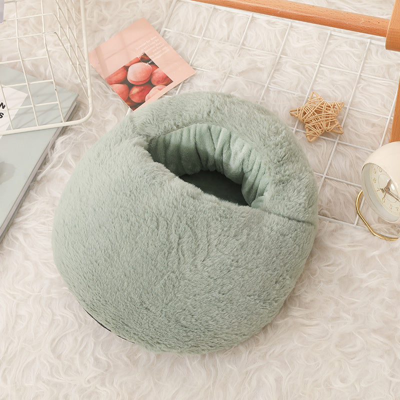 USB Plug-in Power Bank Heating Plush Feet Warmer