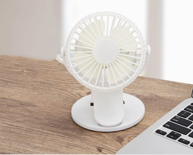 New Style Brushless Clip Small Fan USB Mini Mute Portable Stroller Rechargeable Desktop Small Fan