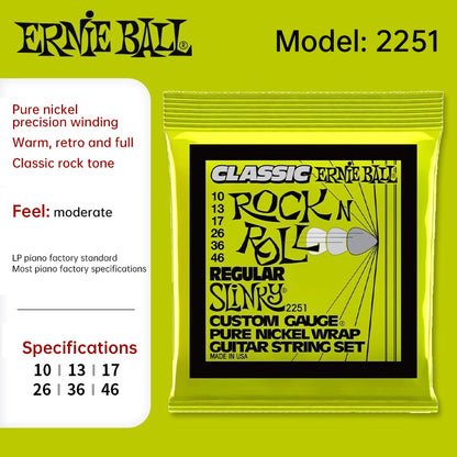 EB Regular Slinky Classic pure nickel electric guitar strings, 10 - 46 gauge (P03251)