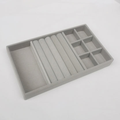 Velvet Stackable Jewelry Organizer, Portable for Rings, Earrings and Necklaces.