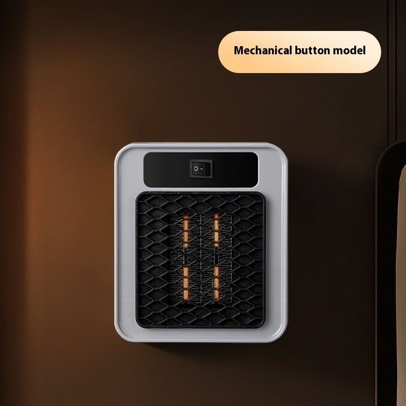 Mini Square Heater Plug Wall Socket Quick Heating Office Bathroom Graphene Warm Air Blower