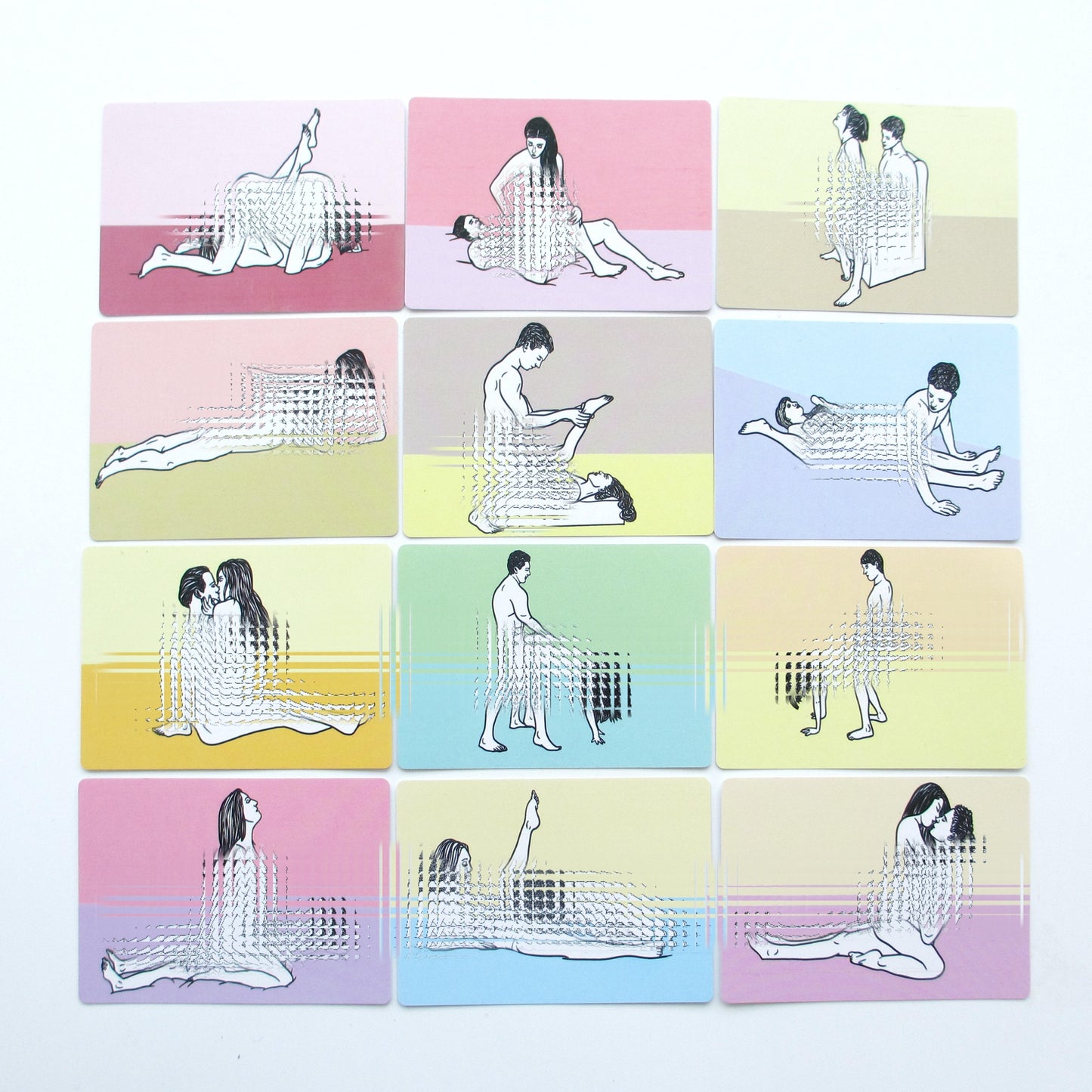 Adult Pose Complete Card Entertainment Couples Of High Appearance Level Male And Female