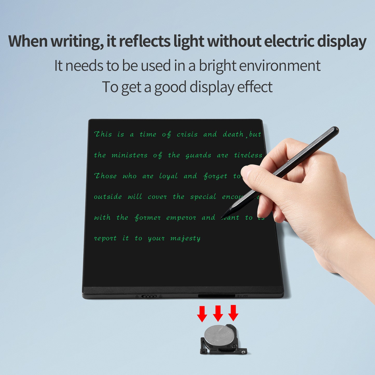 Single Color Double Side Screen LCD Handwriting Board