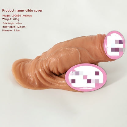 Men's Exotic Condom Sex Toy Set Adult Supplies Crystal Set Penis Set Foreskin Blocking Ring Bold Lengthened