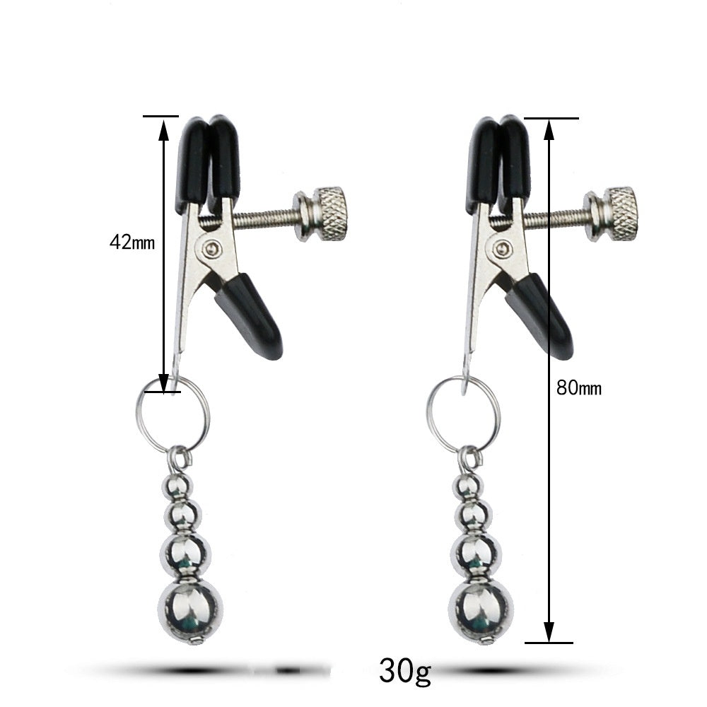 Metal Toys Silver Nipple Clamp Crab Butterfly Clip Pendant Silver Calabash Pendent