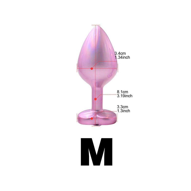 Glow Heart-shaped Metal Sex Product Men's And Women's Toys